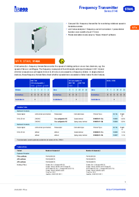 Thumbnail of document Data Sheet - 9146 Frequency transmitter